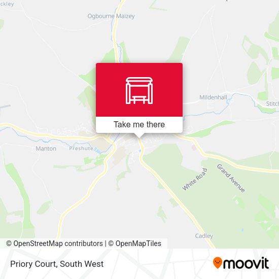 Priory Court map
