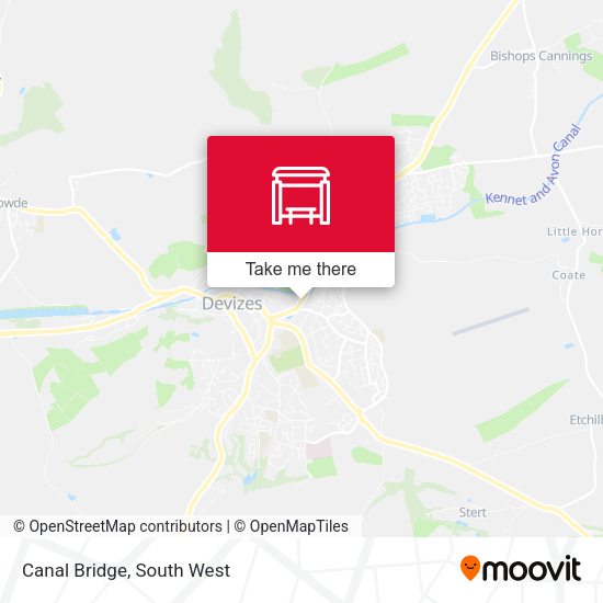 Canal Bridge map