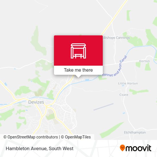 Hambleton Avenue map