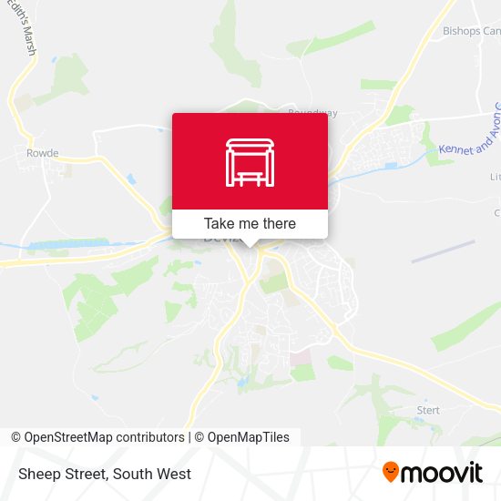 Sheep Street map