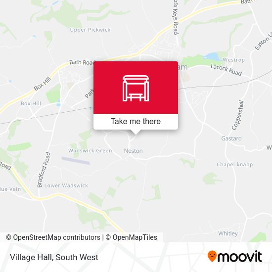 Village Hall map