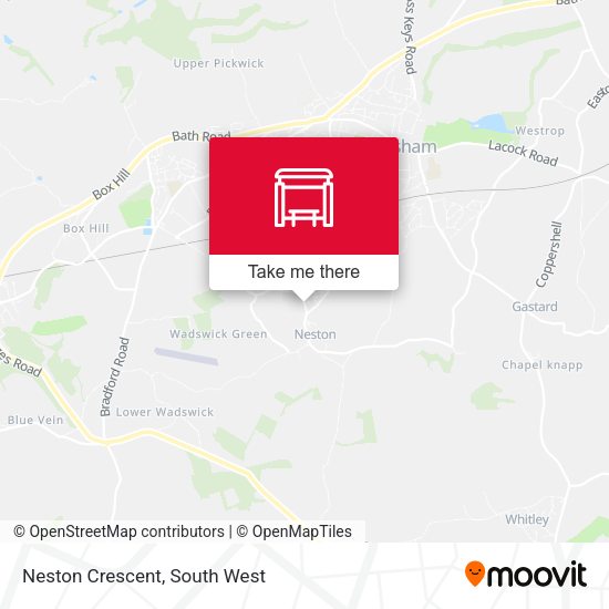Neston Crescent map