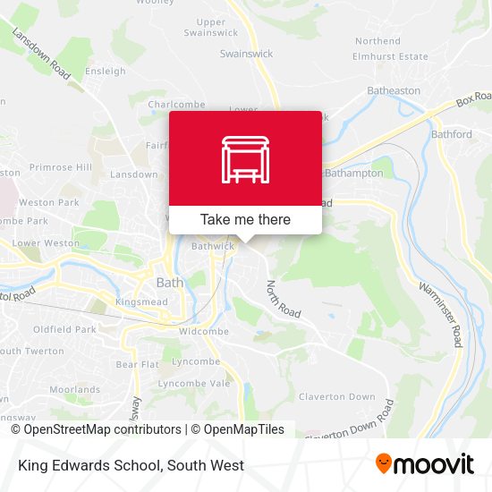 King Edwards School map