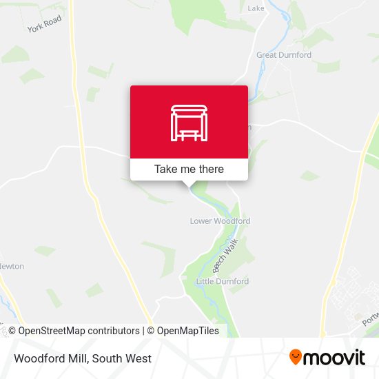 Woodford Mill map