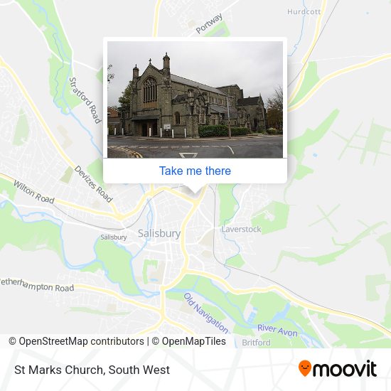 St Marks Church map