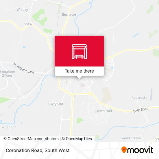 Coronation Road map