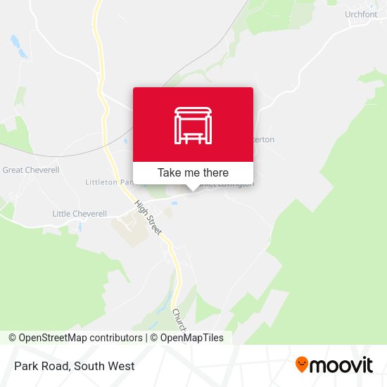 Park Road map