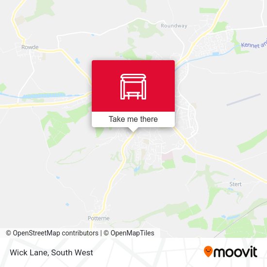 Wick Lane map