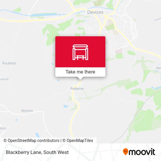 Blackberry Lane map
