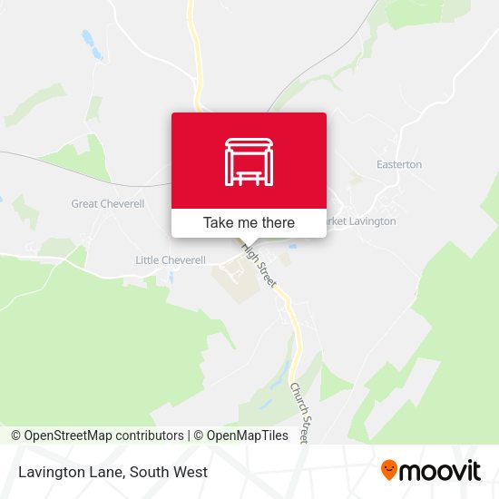 Lavington Lane map