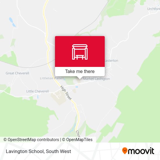 Lavington School map
