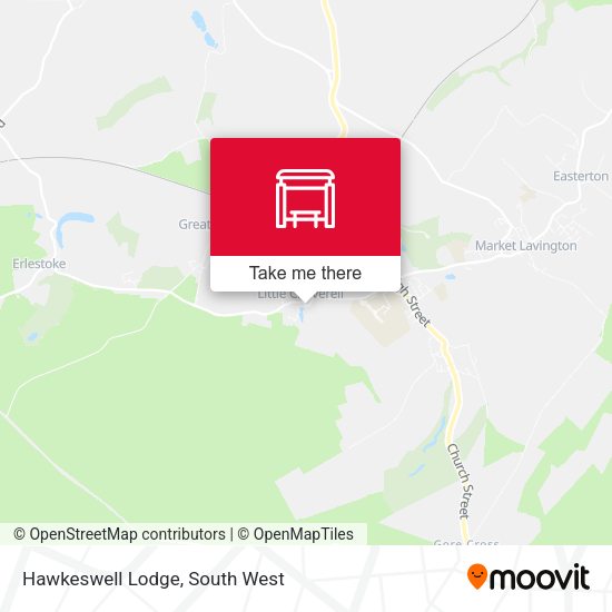 Hawkeswell Lodge map