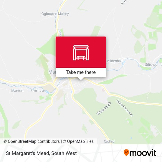 St Margaret's Mead map