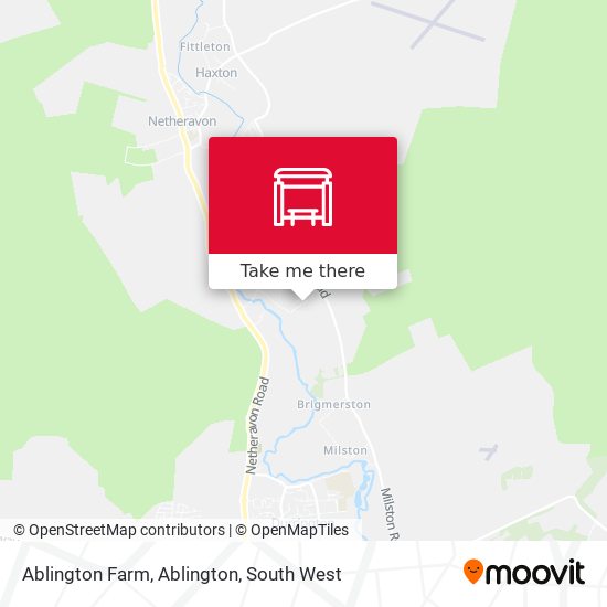 Ablington Farm, Ablington map