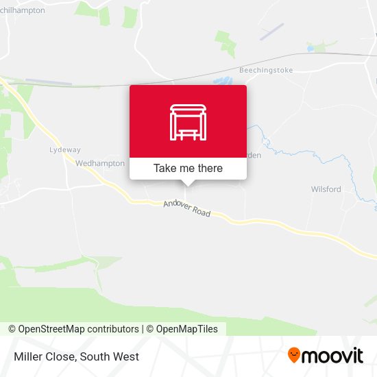 Miller Close map