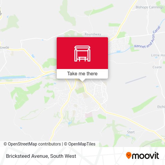 Bricksteed Avenue map