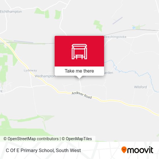 C Of E Primary School map