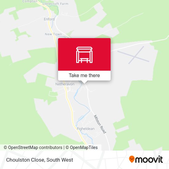Choulston Close map