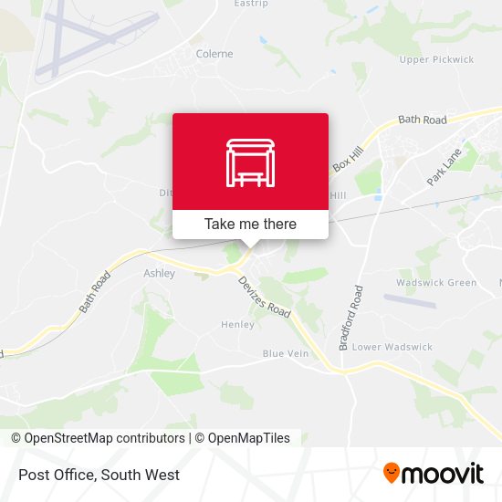 Post Office map