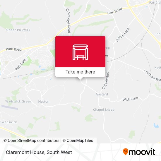 Claremont House map