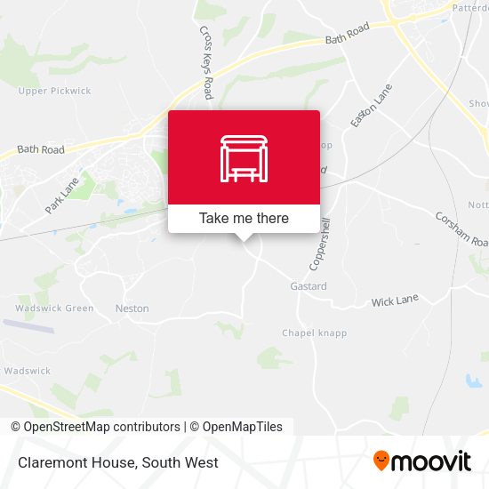 Claremont House map