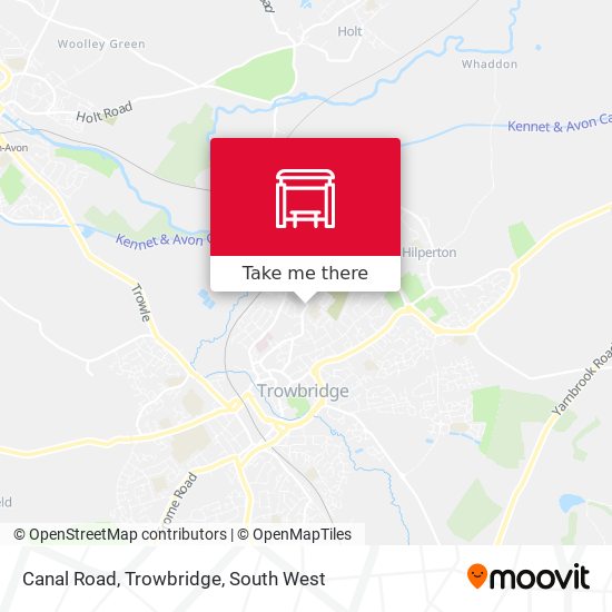 Canal Road, Trowbridge map