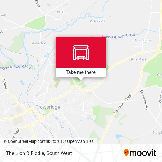 The Lion & Fiddle map