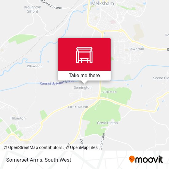 Somerset Arms map