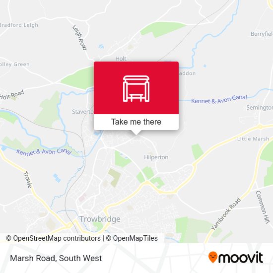 Marsh Road map