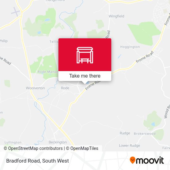 Bradford Road map