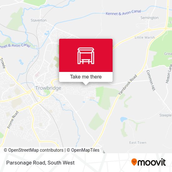 Parsonage Road map