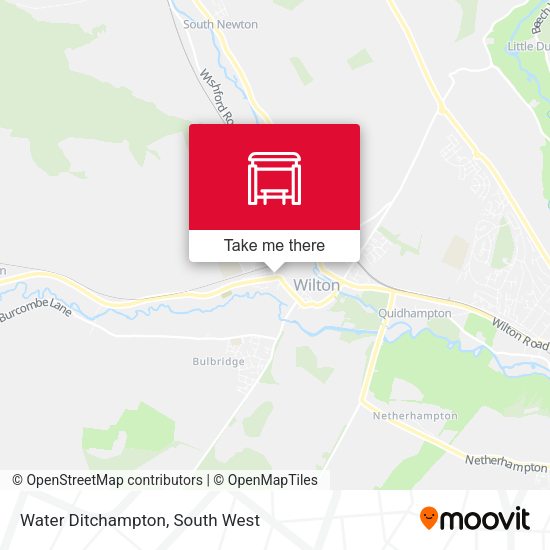 Water Ditchampton map