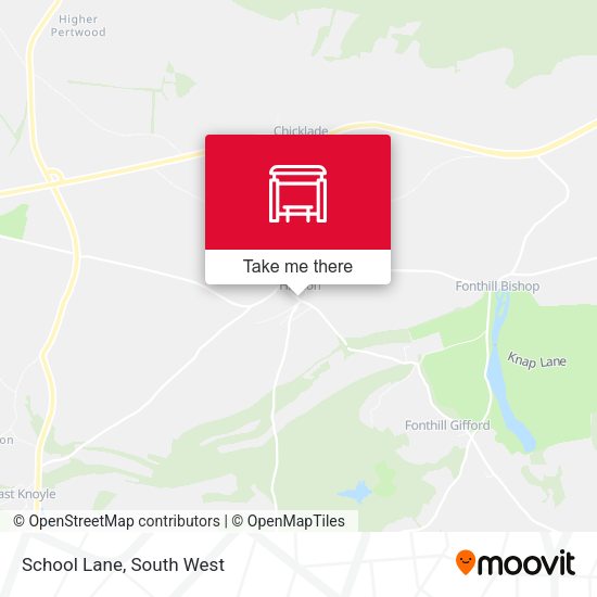 School Lane map