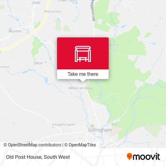 Old Post House map