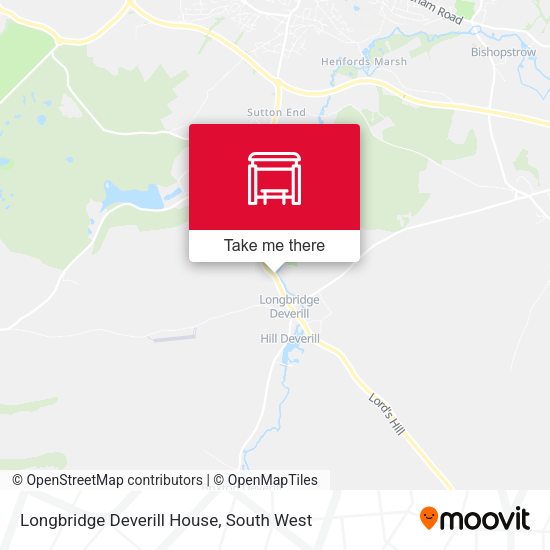 Longbridge Deverill House map