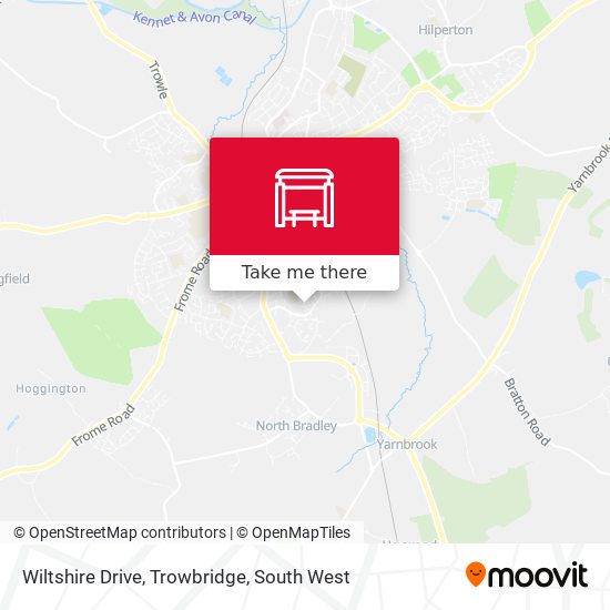 Wiltshire Drive, Trowbridge map