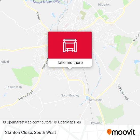 Stanton Close map