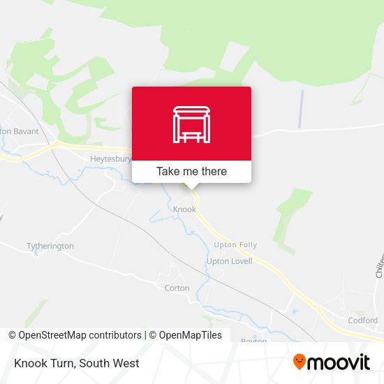 Knook Turn map
