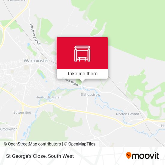 St George's Close map