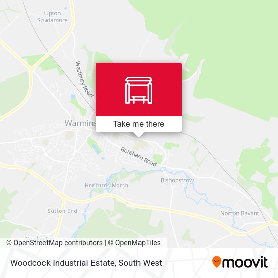 Woodcock Industrial Estate map
