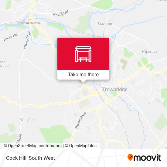 Cock Hill map