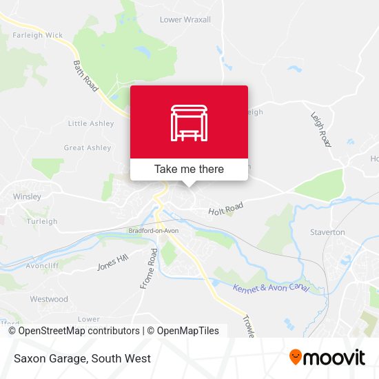 Saxon Garage map
