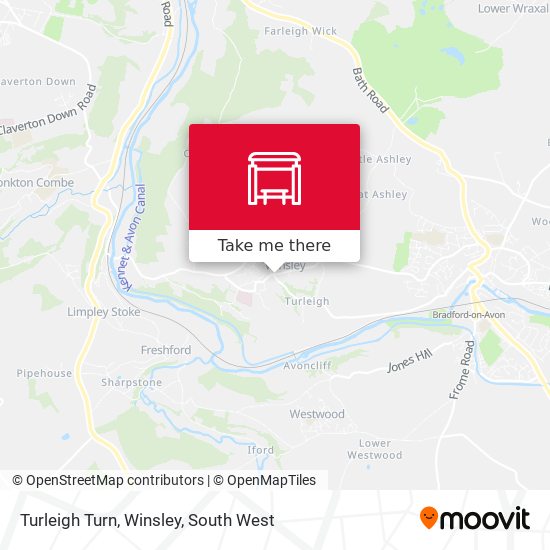 Turleigh Turn, Winsley map