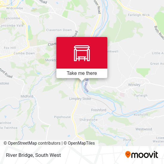 River Bridge map