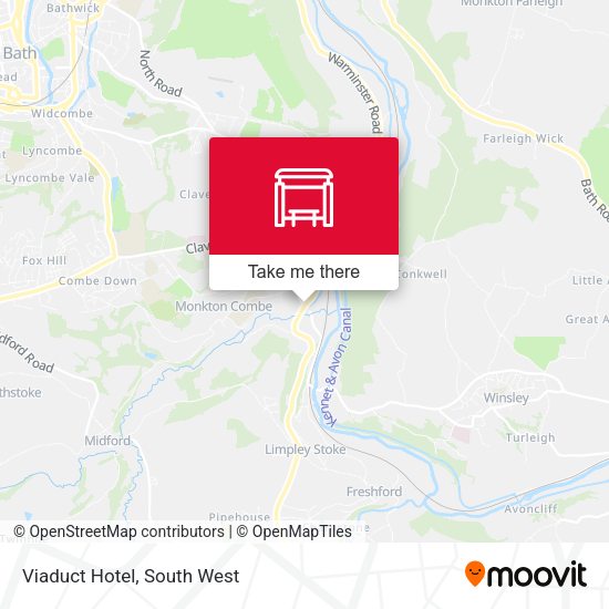 Viaduct Hotel map