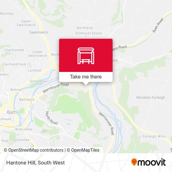 Hantone Hill map