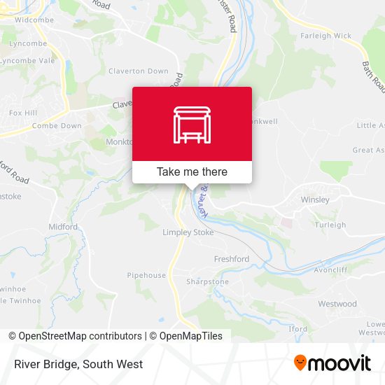 River Bridge map