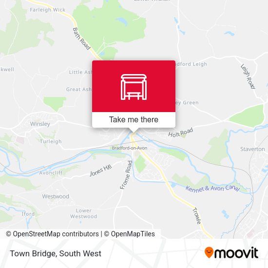 Town Bridge map