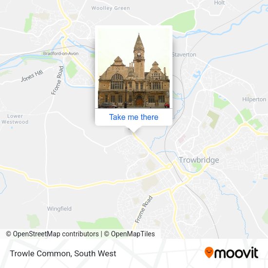 Trowle Common map