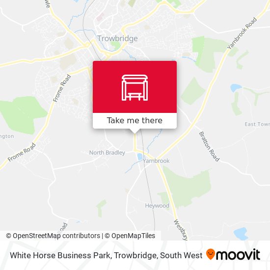 White Horse Business Park, Trowbridge map